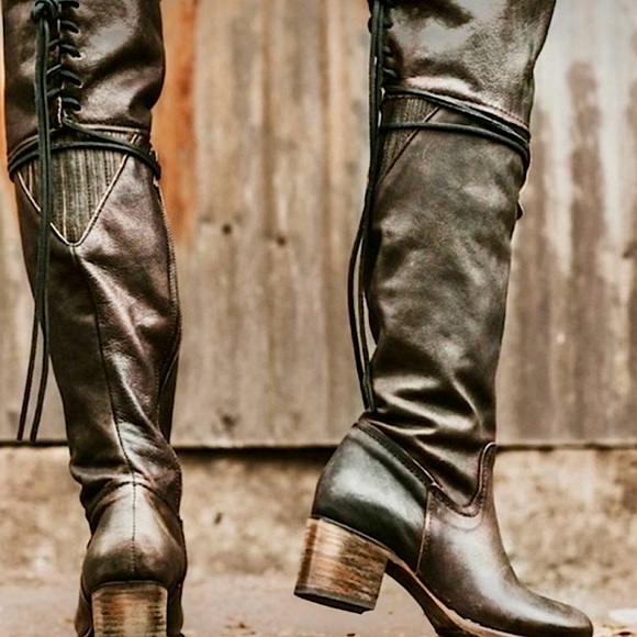 Freebird by Steven Carolina Over the Knee Leather Boots - Picture 6 of 16